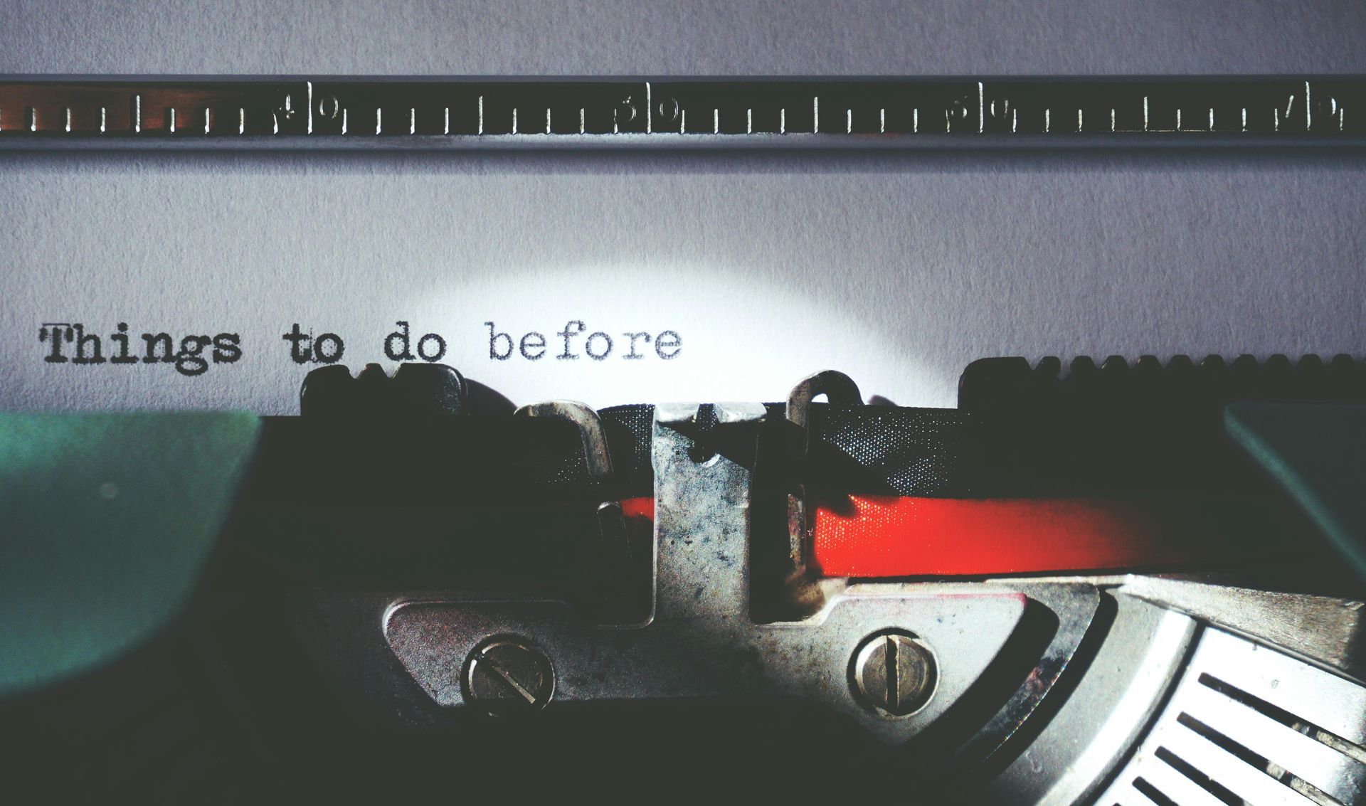 Pre-Planning Checklist