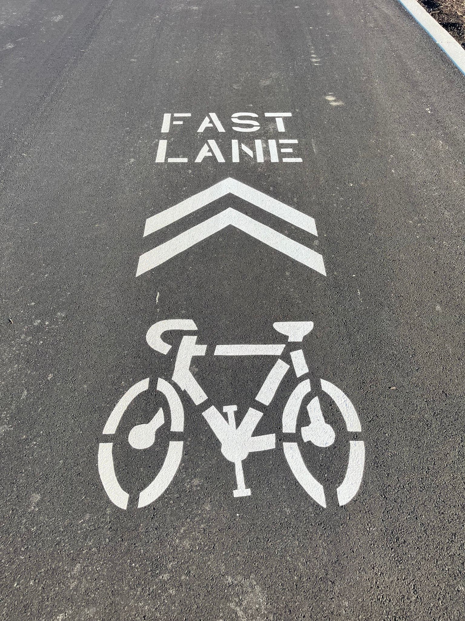 White stenciled 
