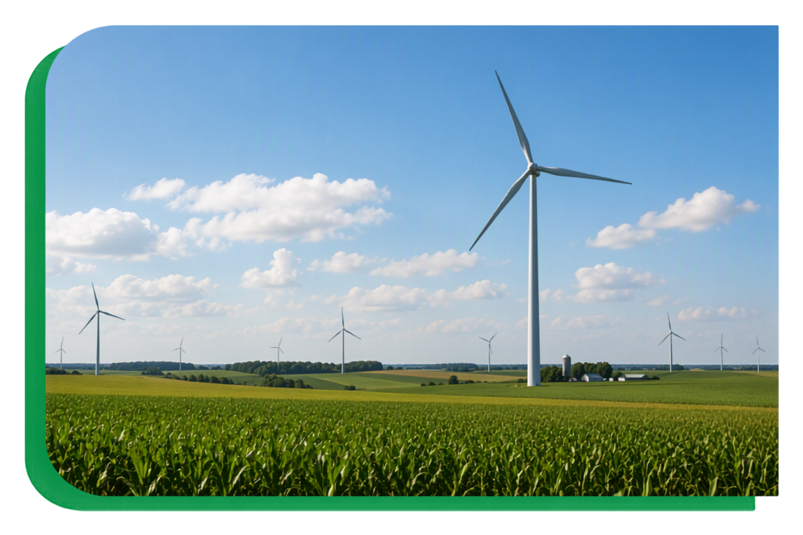 Wind turbine in Iowa
