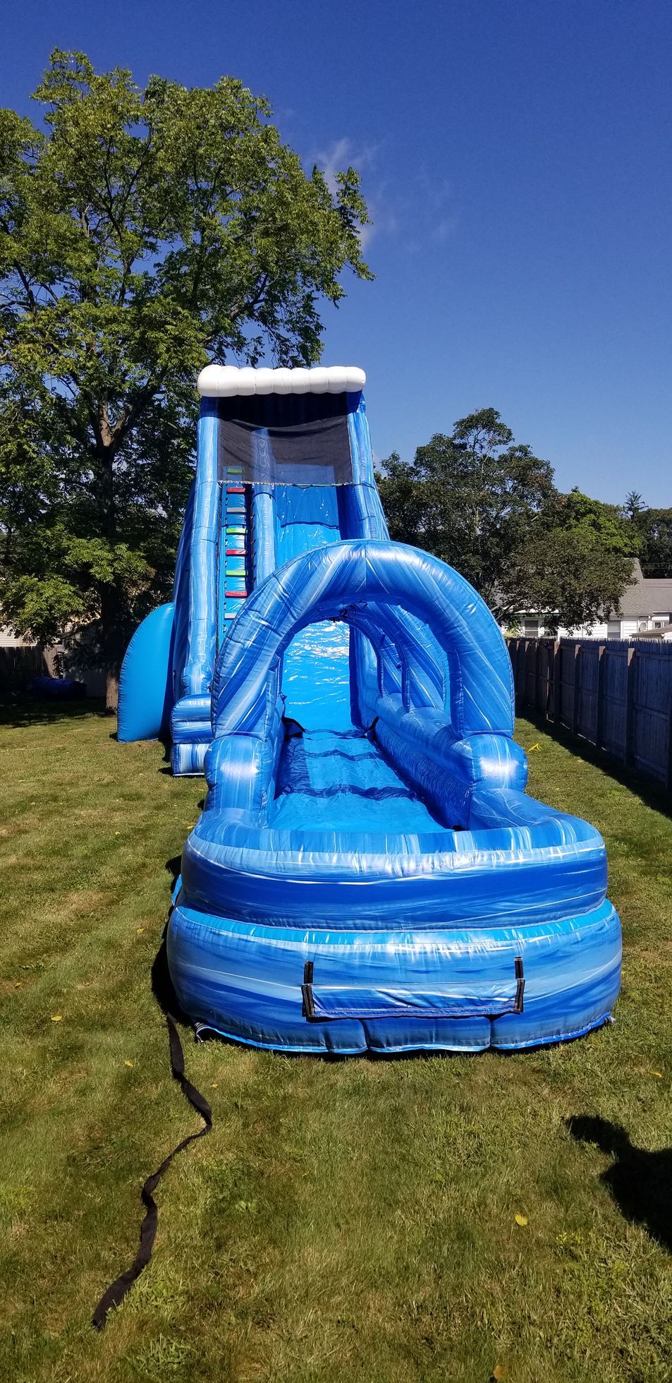 27 ft wave slide with pool