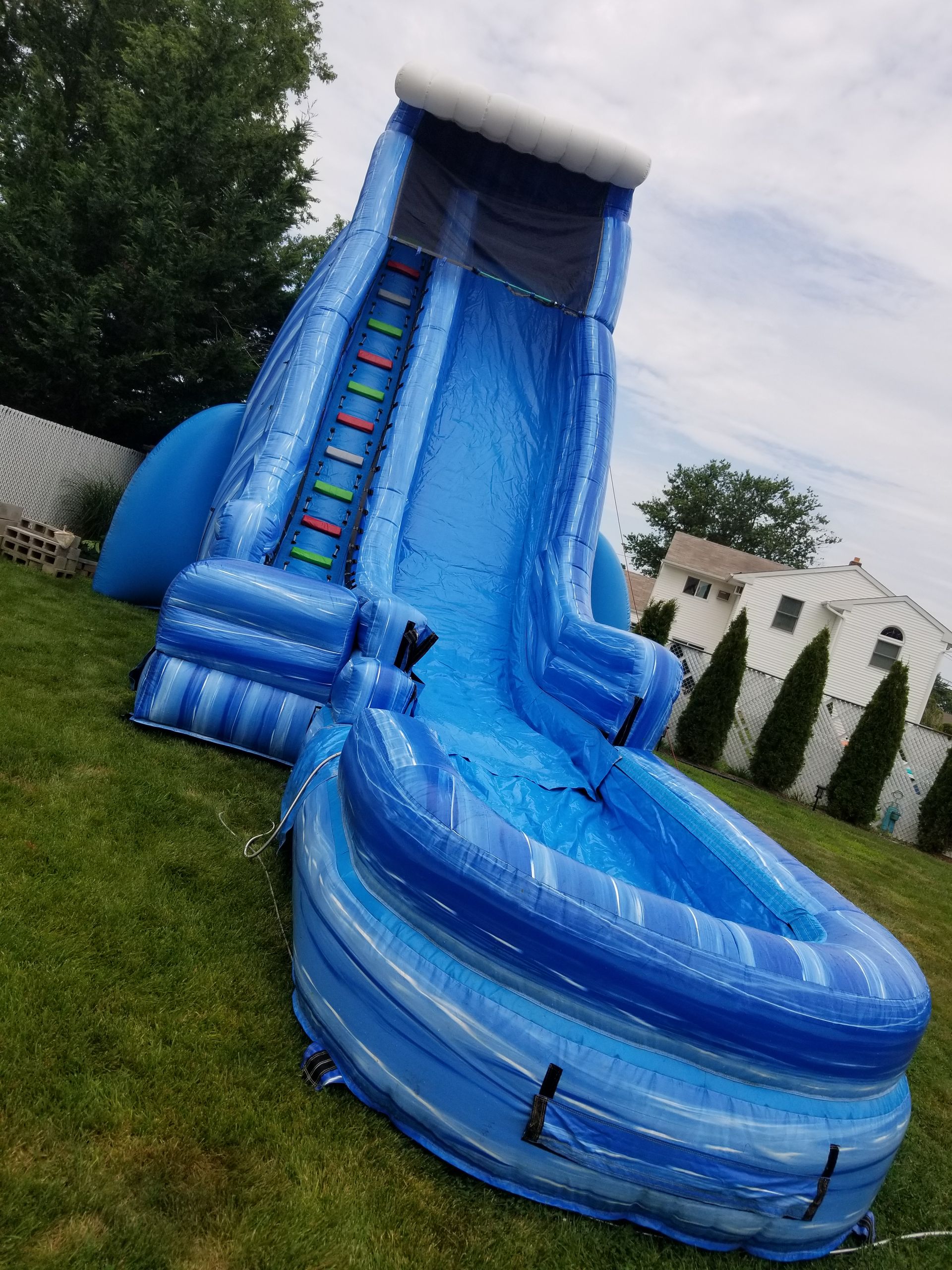 27 ft wave slide with pool