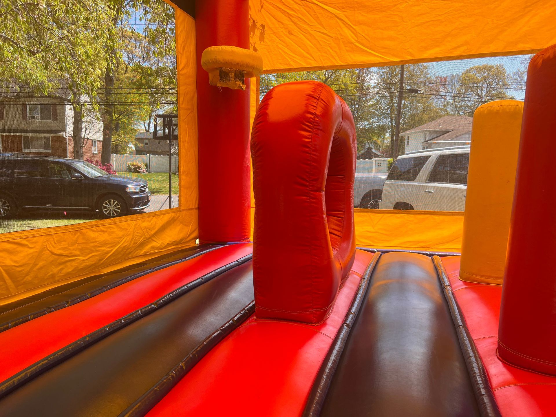 modular bouncer inside 