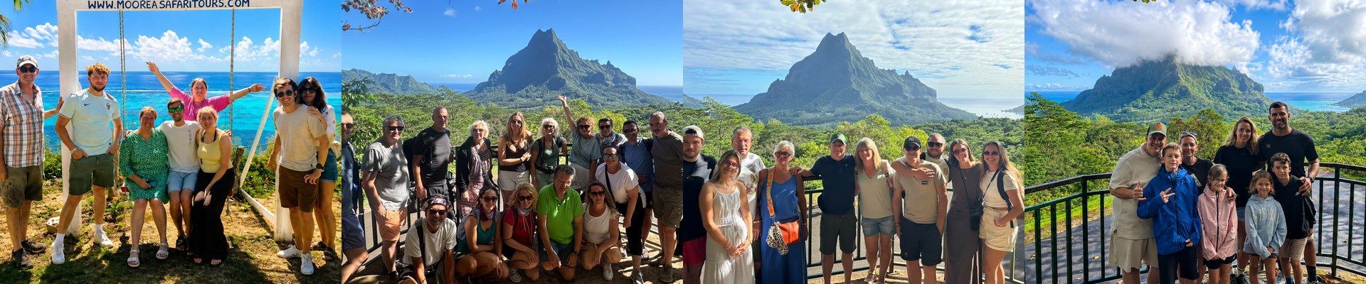 Clients Moorea Safari Tours en excursion 4x4 a Moorea