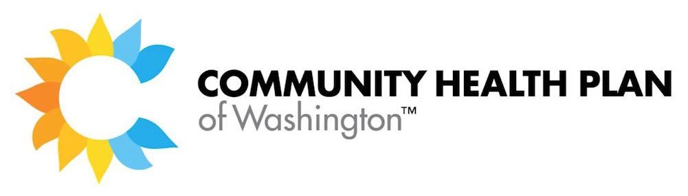 A logo for the community health plan of washington