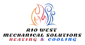 A logo for Rio West Mechanical Solutions