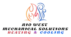 A logo for Rio West Mechanical Solutions