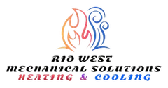 A logo for Rio West Mechanical Solutions