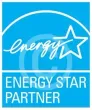 Blue Energy Star Partner logo. White star and text against a blue background.