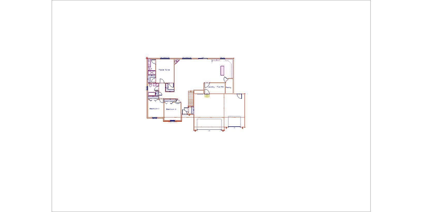 Floor plan of a residence, with various rooms and features visible.