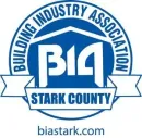 Blue Building Industry Association logo with 