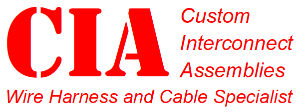 A logo for custom interconnect assemblies wire harness and cable specialist