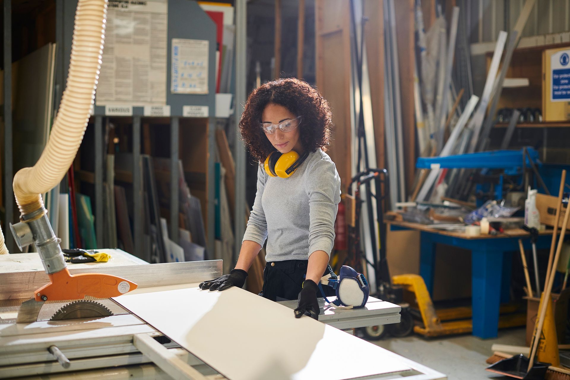 Female Carpenter in the Workshop | Vermont, Vic | Apollonio Carpentry