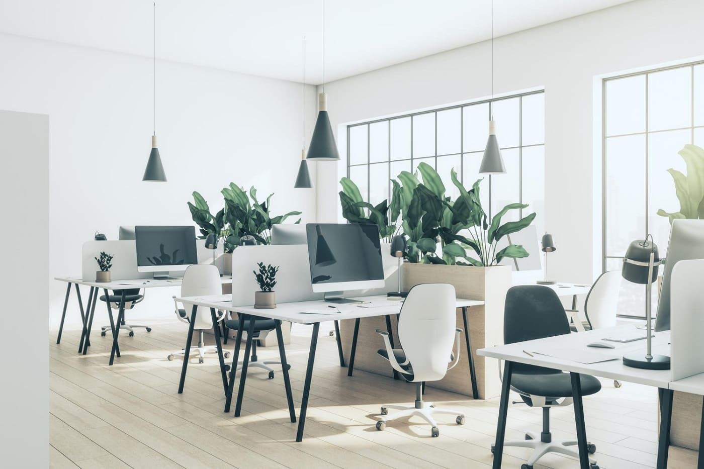 Glare control for offices