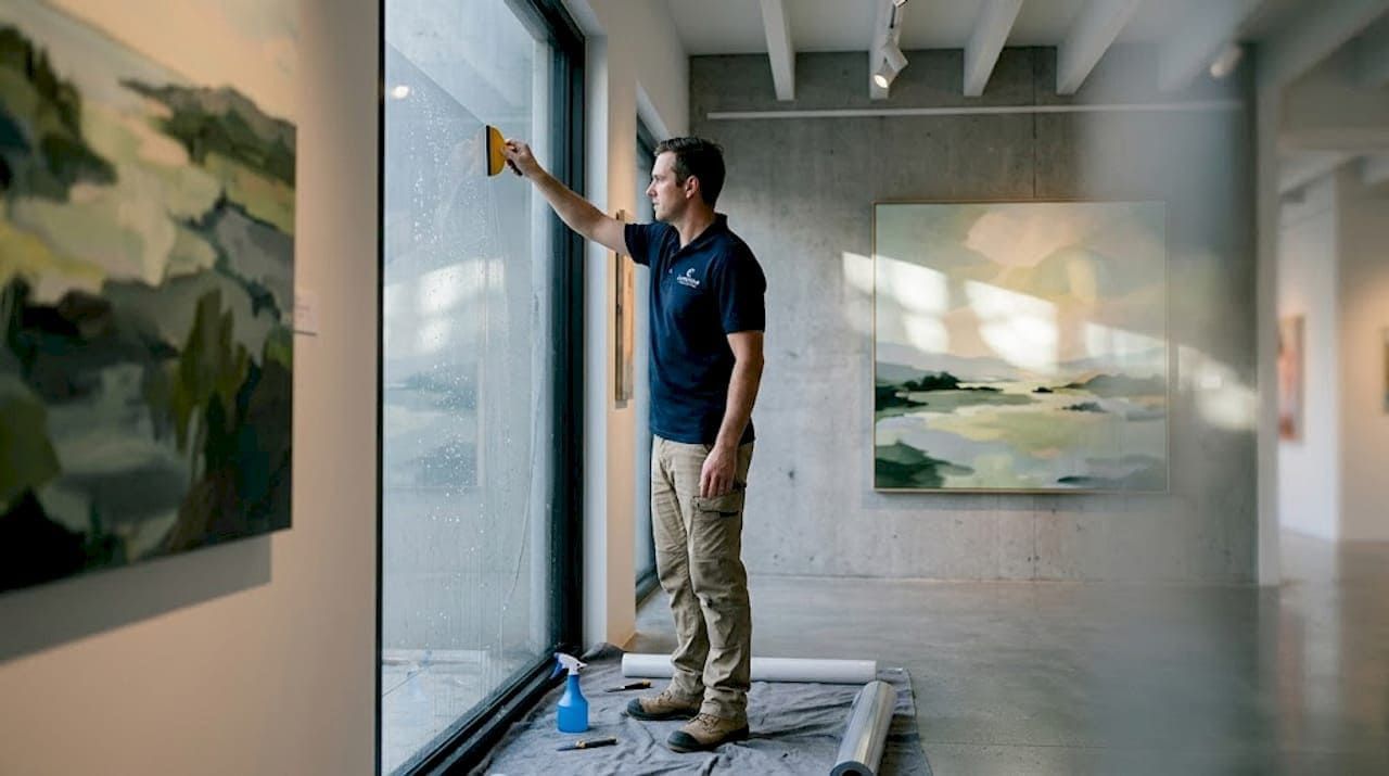 UV protection window film for art