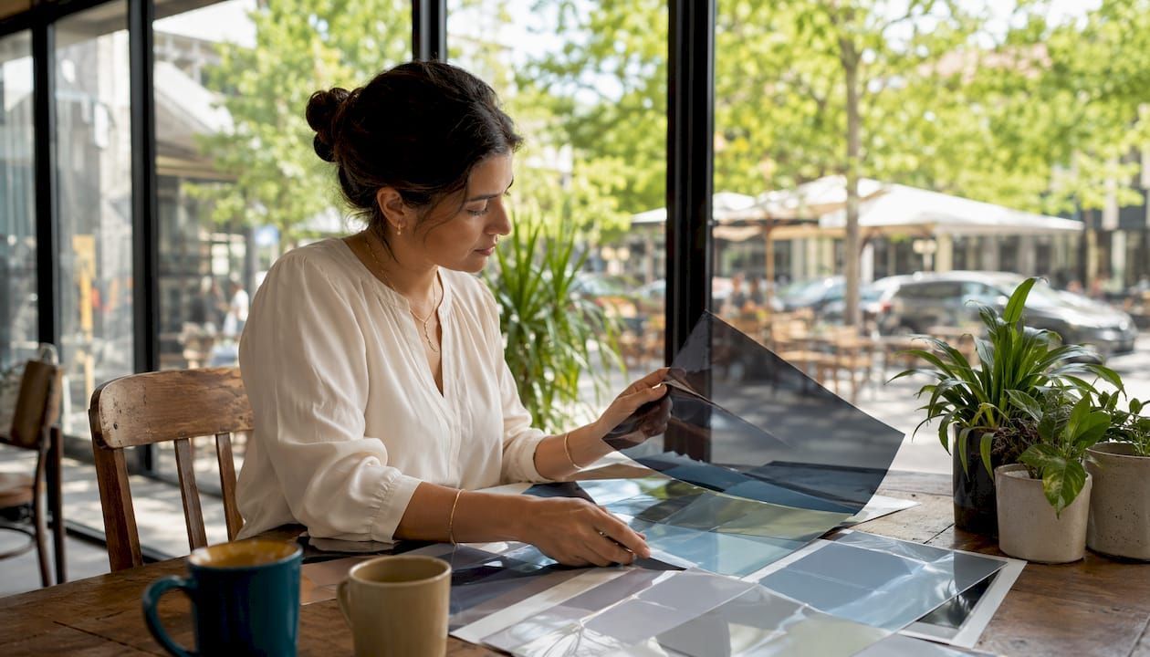 Window film layer diagram