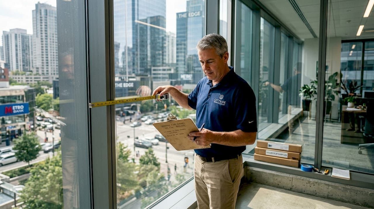 commercial property security window tinting