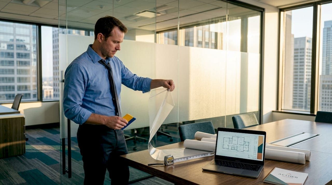 office privacy window solutions