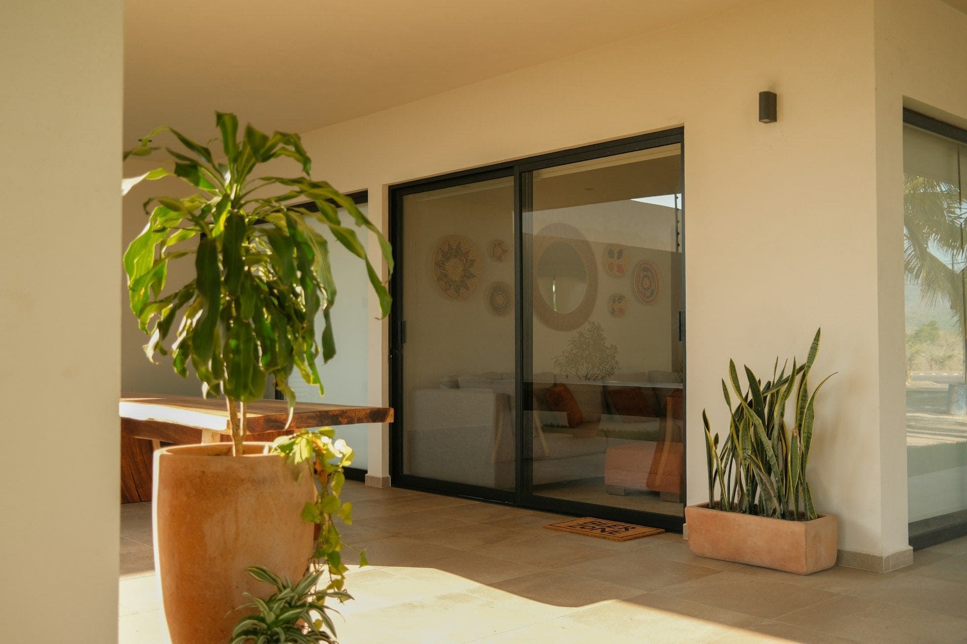 patio door window tinting