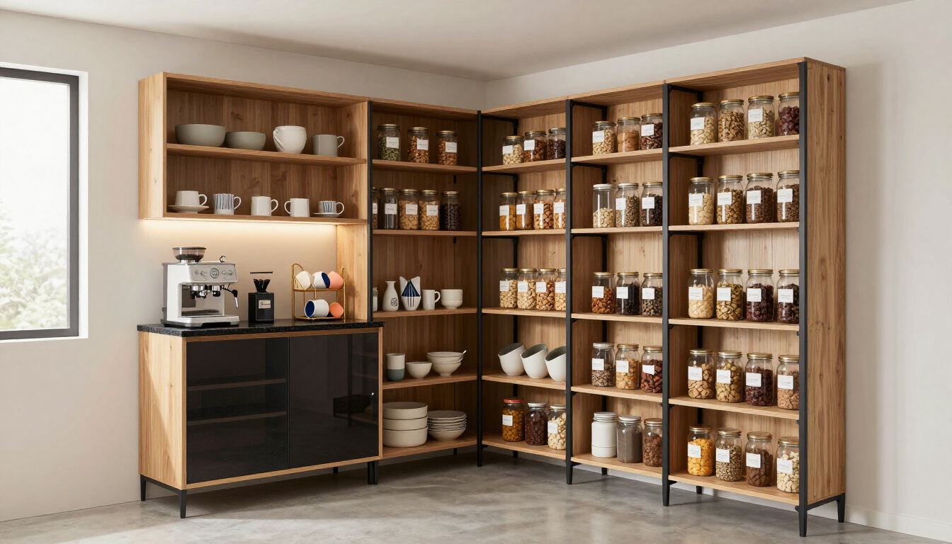 Hidden Pantry and Storage