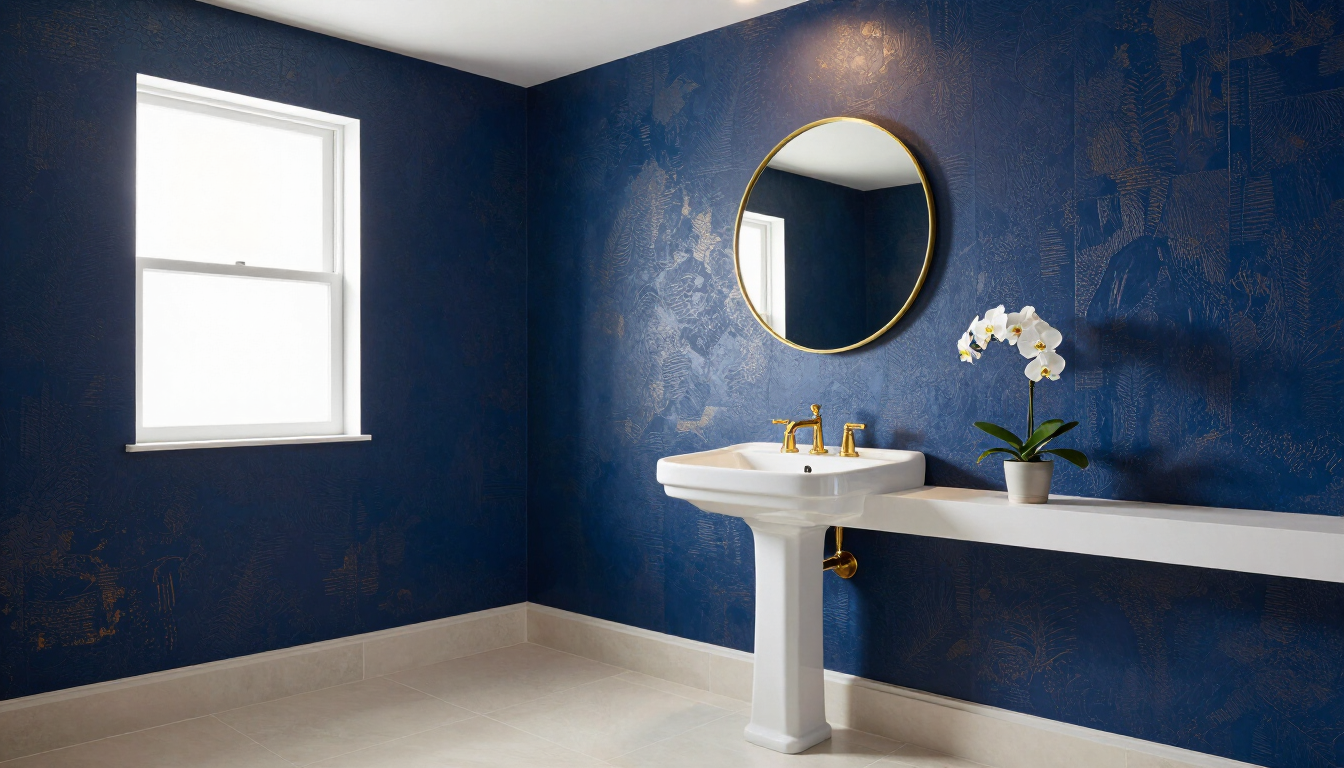 Minimalist powder room