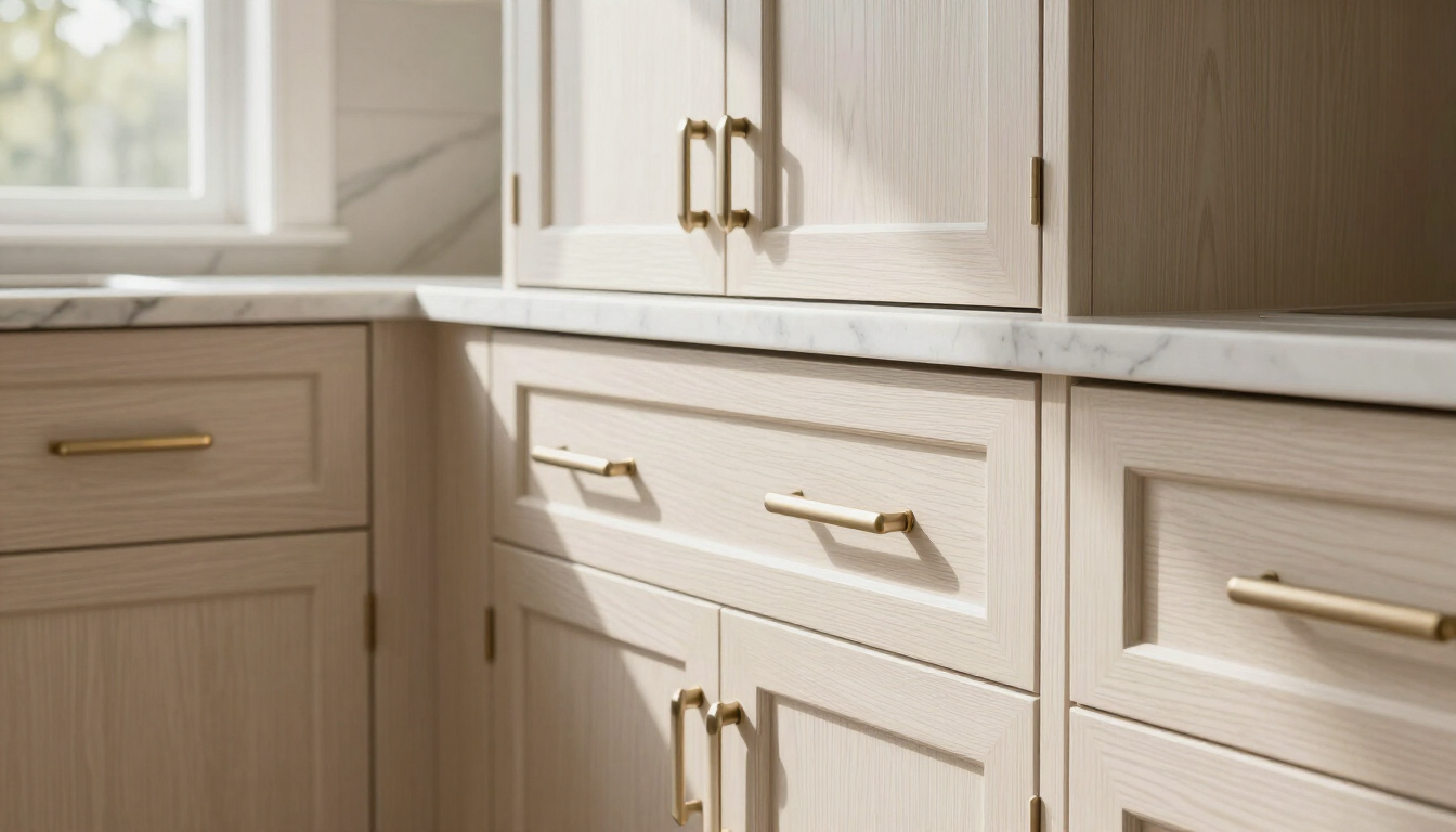 Custom kitchen cabinets detail