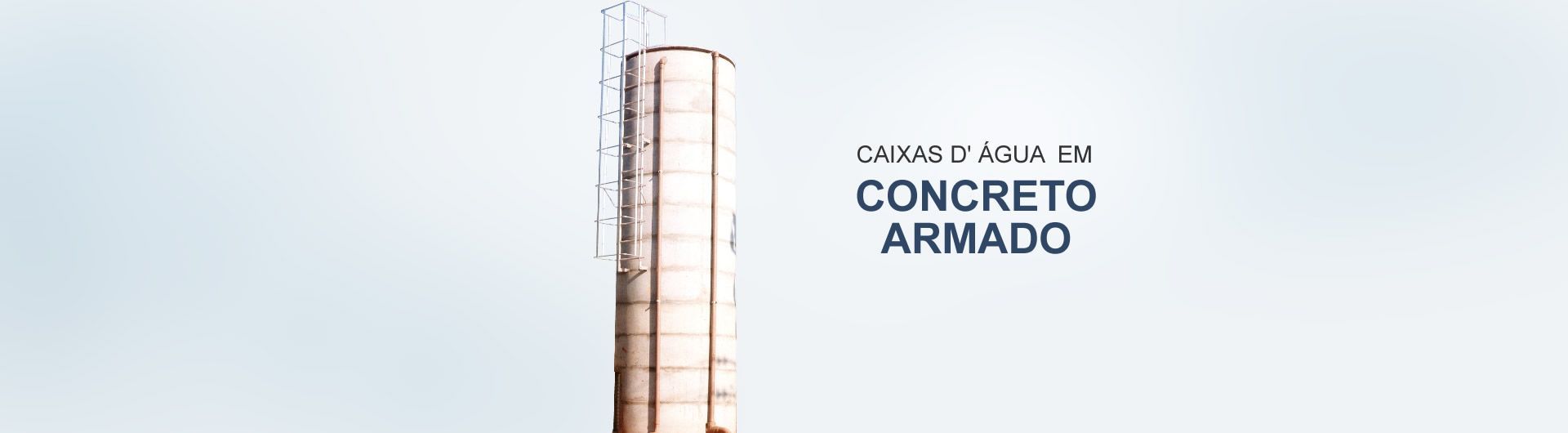 Caixas d'áfua em concreto armado