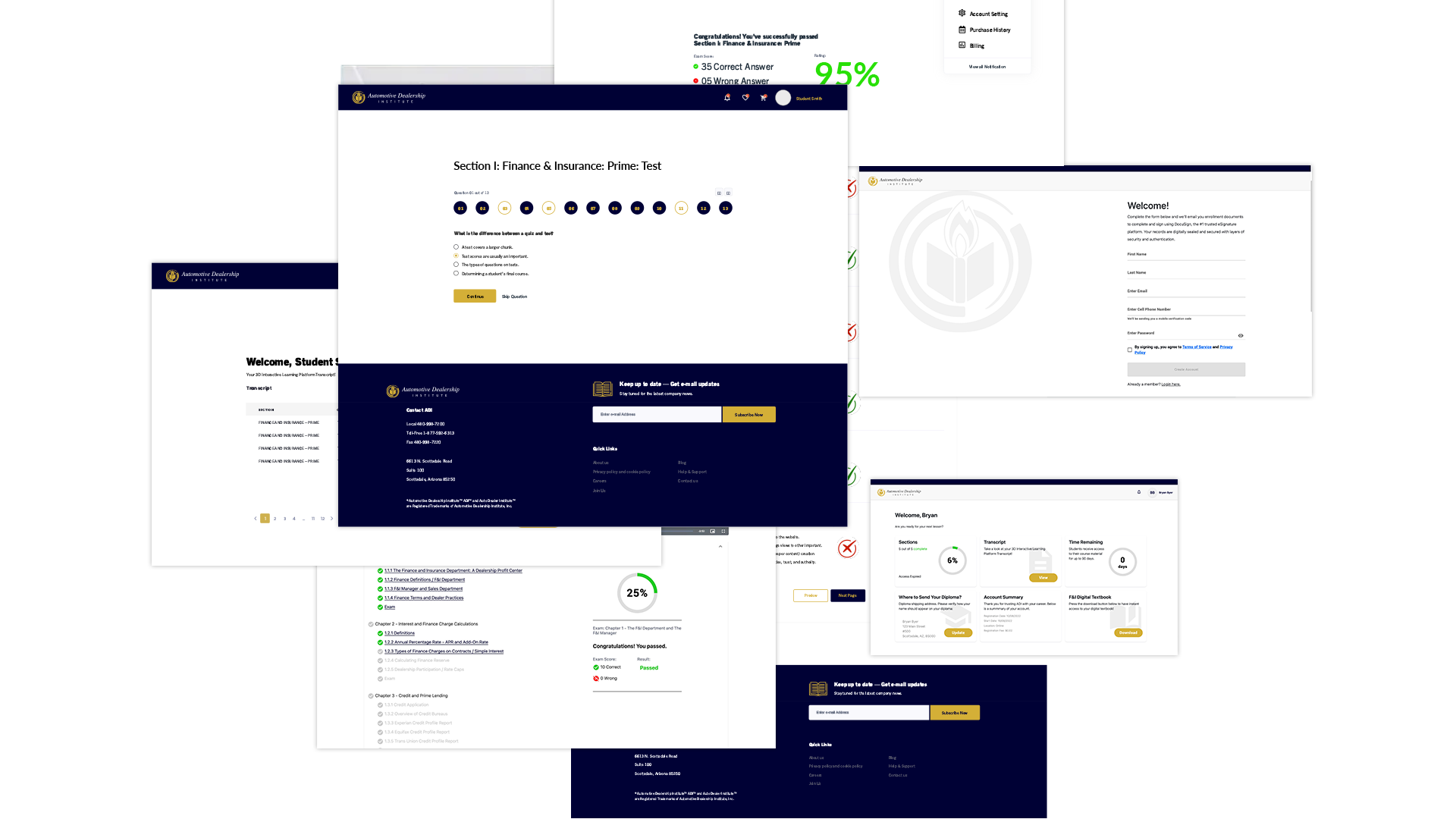 dynamic website example