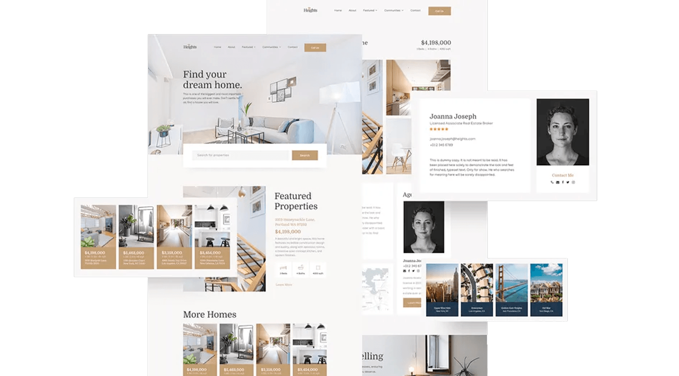 dynamic website example