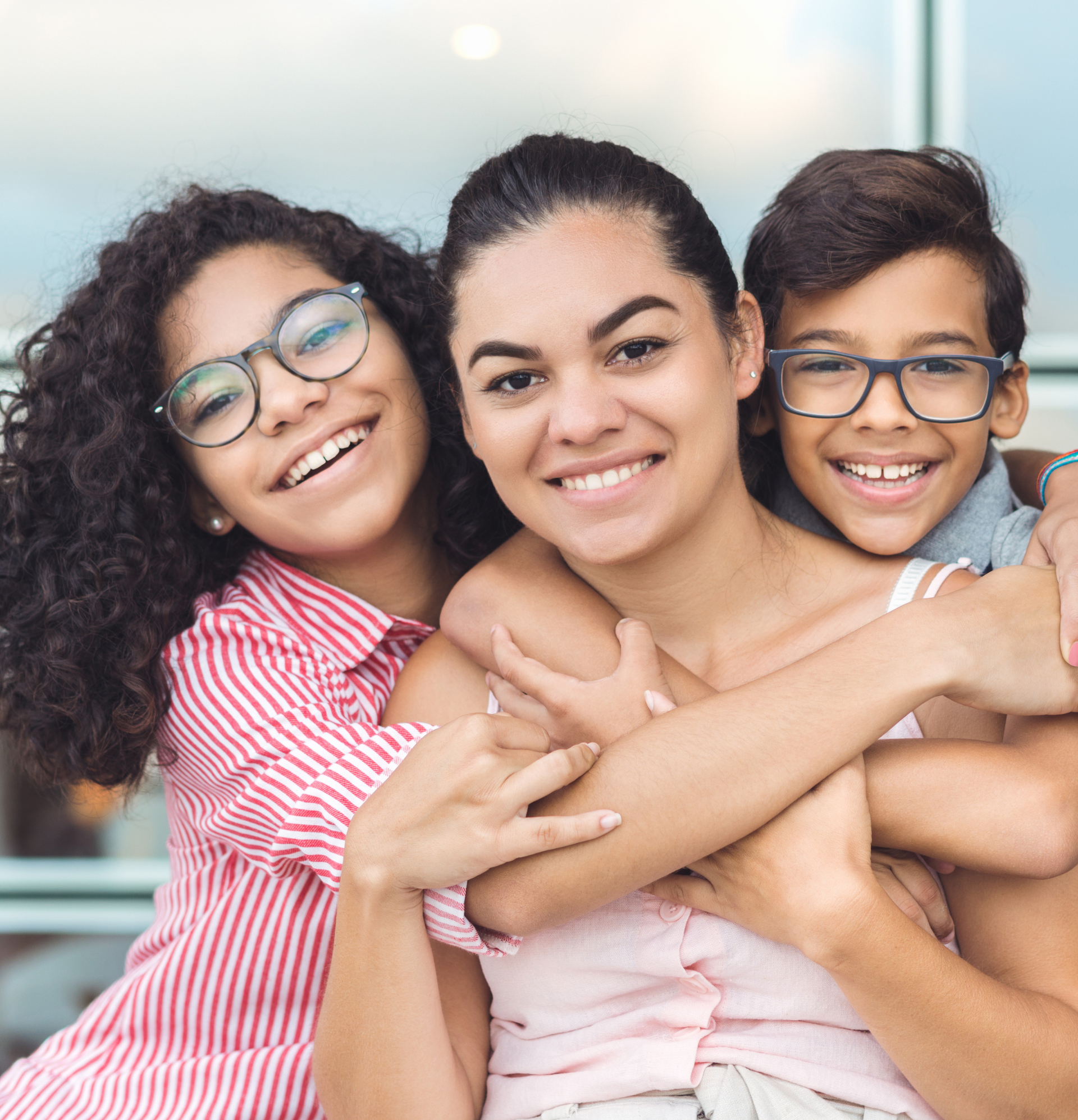 Get the best family dental care from our dentist in Escondido CA 92026 FAMILY DENTISTRY IN ESCONDIDO | Mom and kids smiling | Best family dentist in Escondido CA