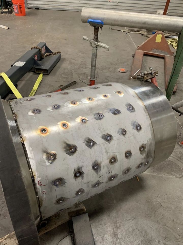 Jacketed vessel ready to Machine