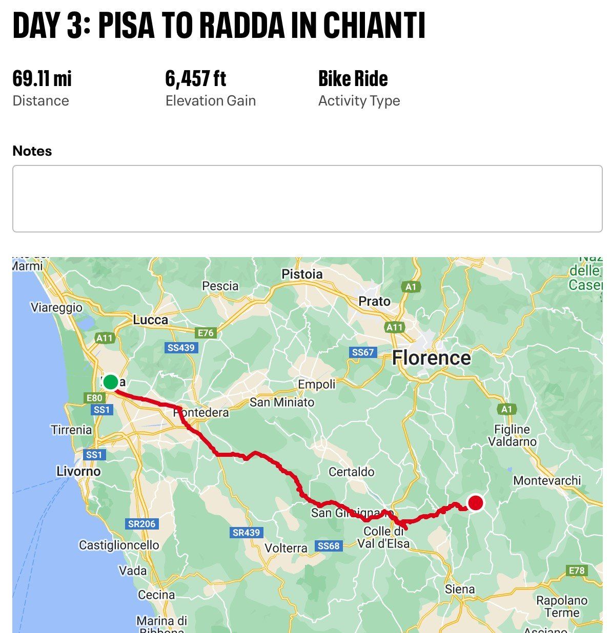 Day 3 overview: 69 miles / 6450 elevation