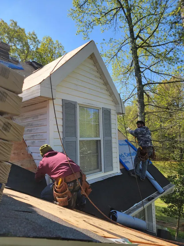 Roof Replacement in Progress