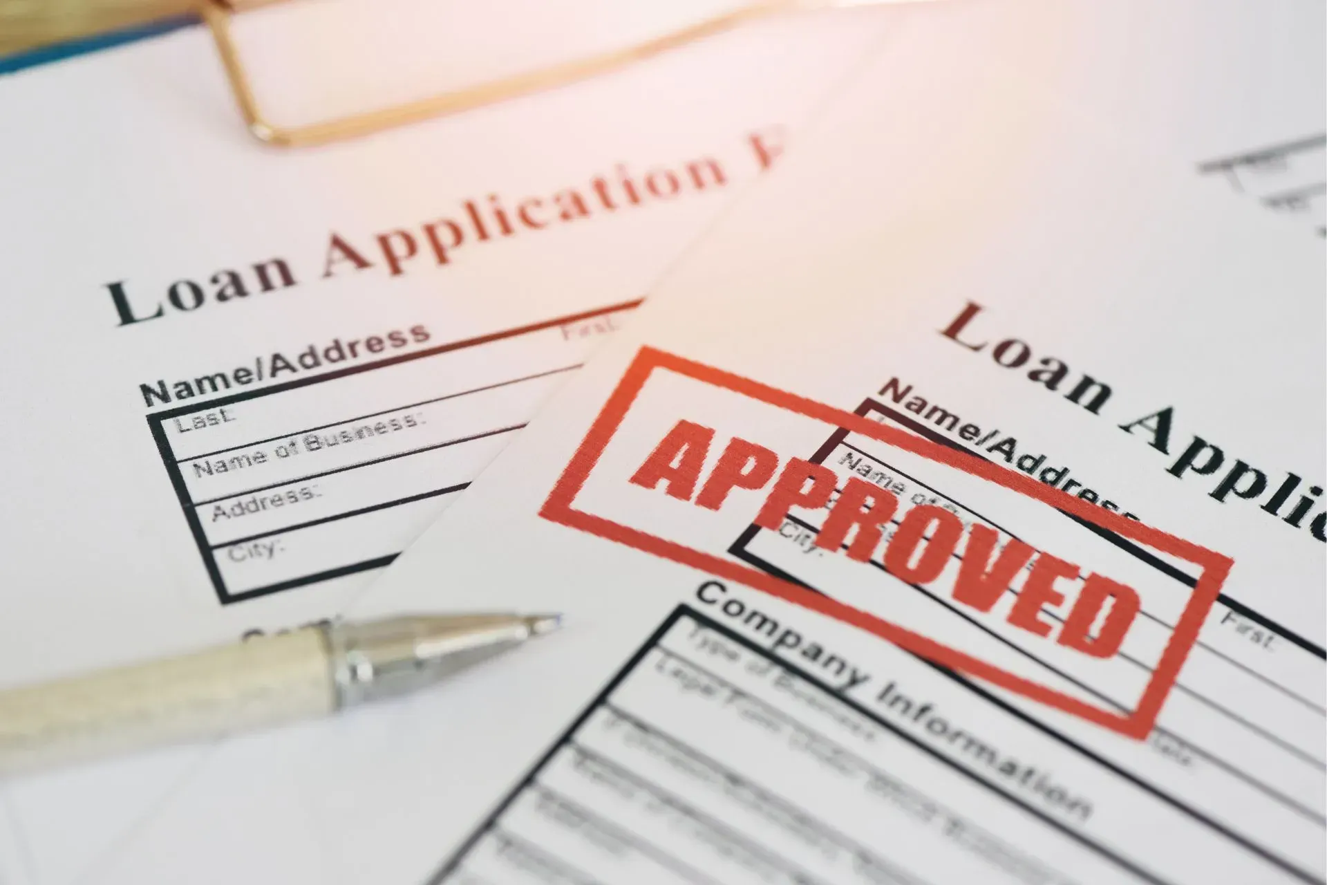 San Diego hard money lender-Close-up of loan application forms with the word