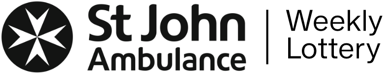 St John Ambulance logo with black star emblem and text on a white background
