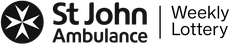 St John Ambulance logo with black star emblem and text on a white background