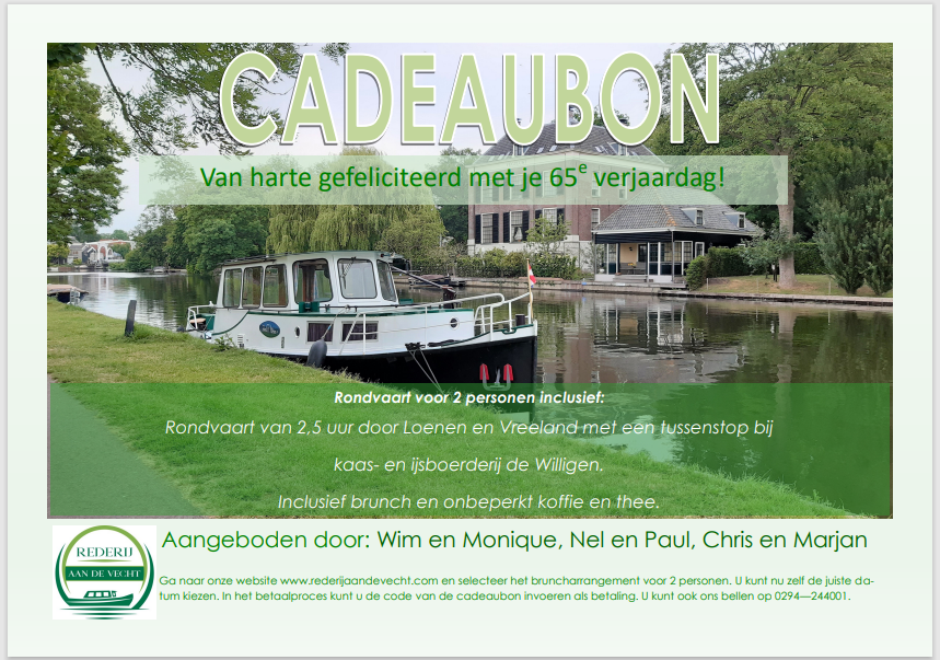voorbeeld cadeubon