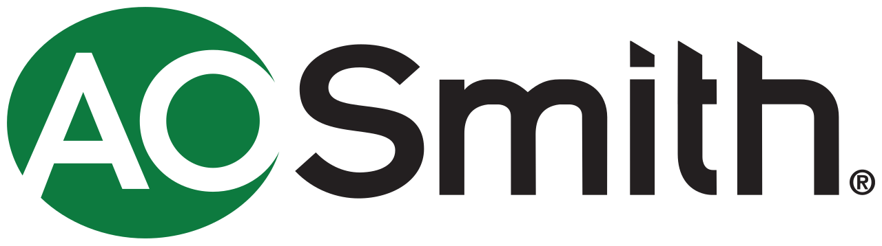 A.O. Smith logo in green and black text on a white background