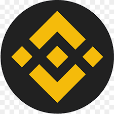 A yellow and black logo in a black circle on a transparent background.