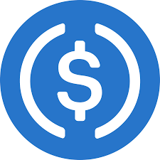 A blue circle with a white dollar sign inside of it.