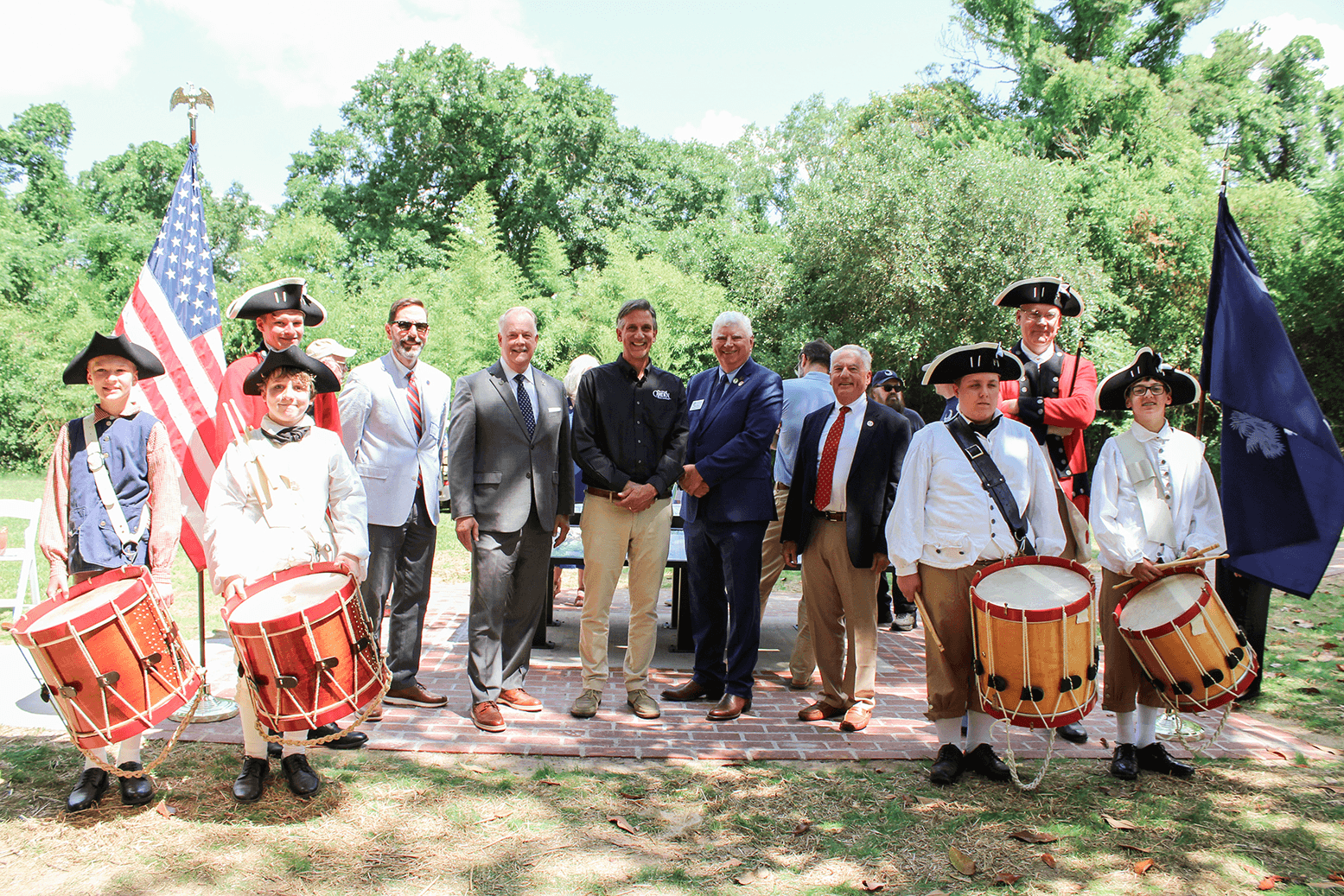 Hobkirk Hill Battlefield Park ribbon cutting