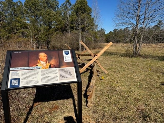 Battle of Hanging Rock trail head with new signage and fencing. Credit: Jen Howard