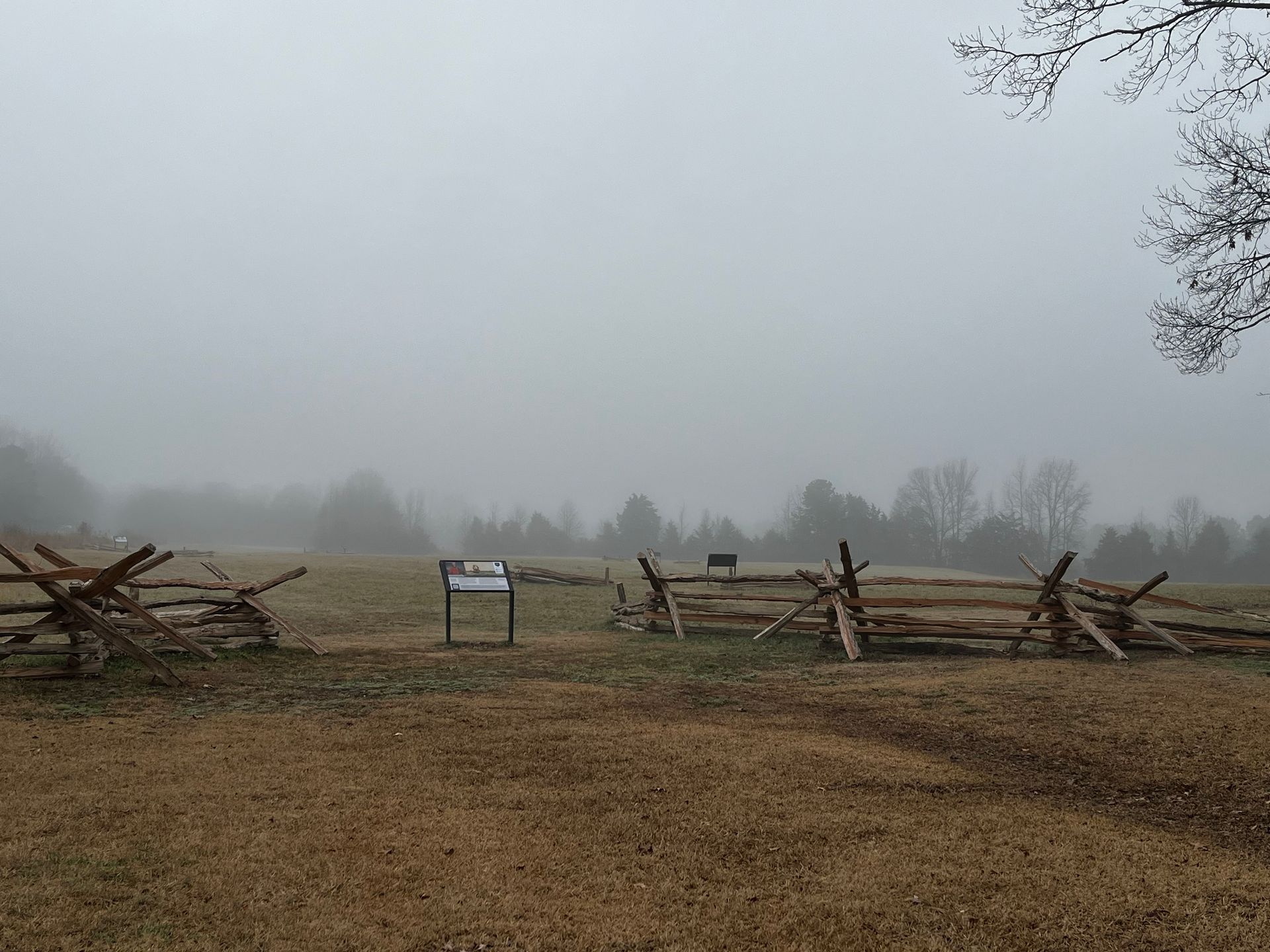 Battle of Hanging Rock trail head with new signage and fencing. Credit: Jen Howard