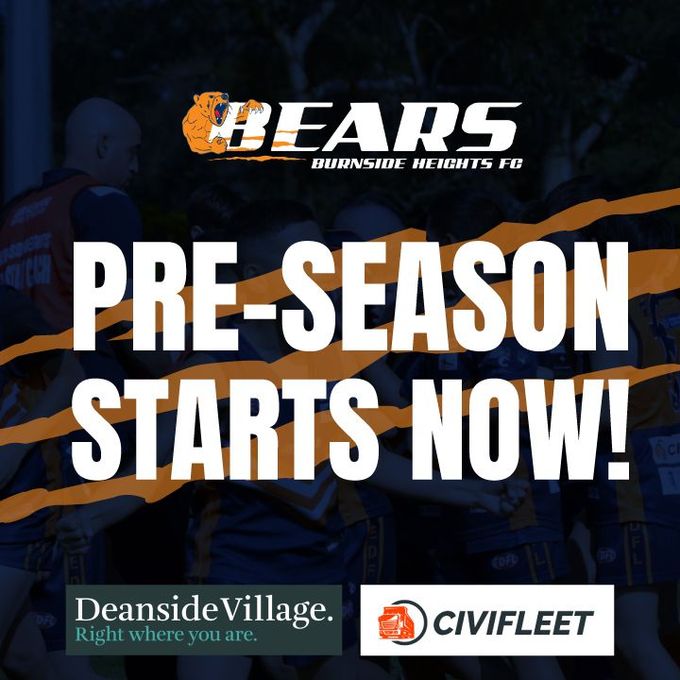 Pre-season Training at Burnside Heights Football Club