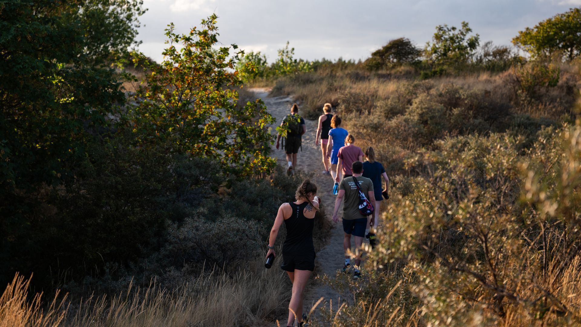 Een small group training in de duinen van Noordwijk met Elemental Fitness