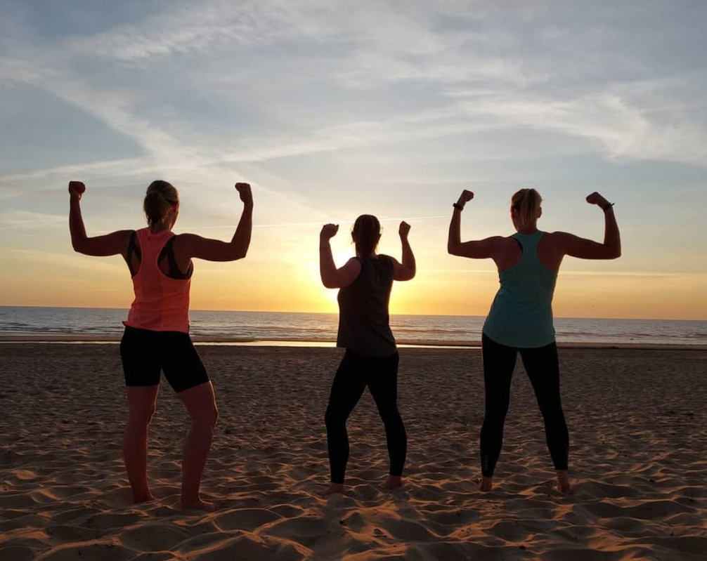 Personal Training op het strand van Noordwijk met Elemental Fitness