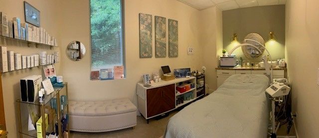 There is a bed in the middle of the room.