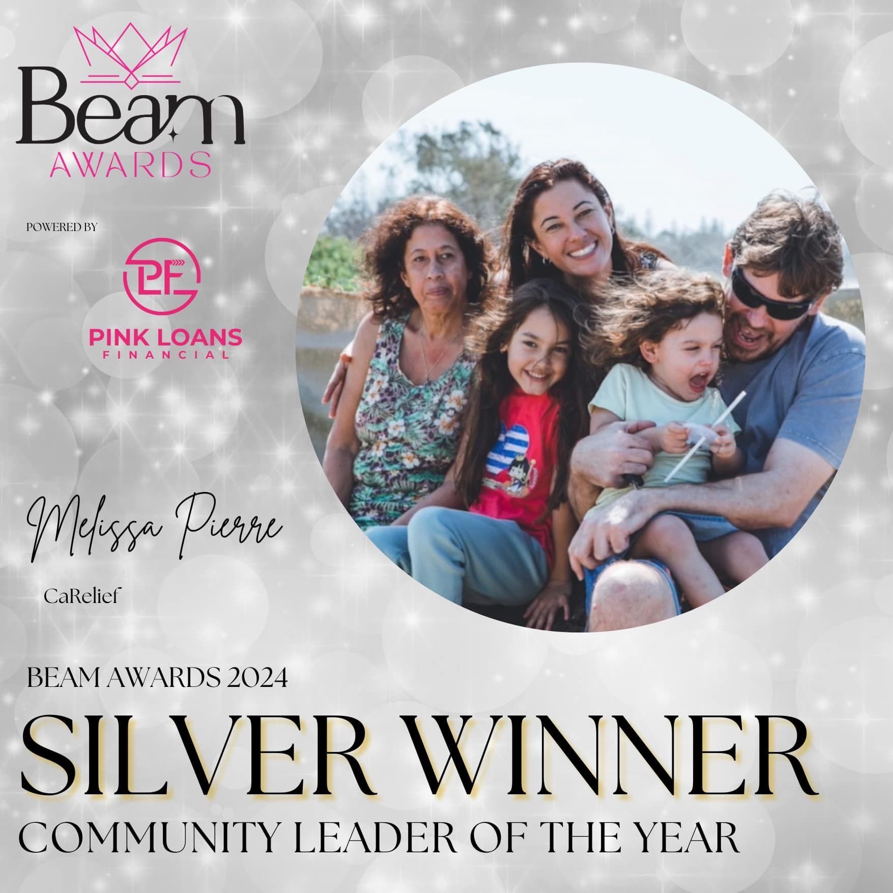 Beam Award 2024 Silver Winner - Community Leader of the Year | CaRelief NDIS Provider