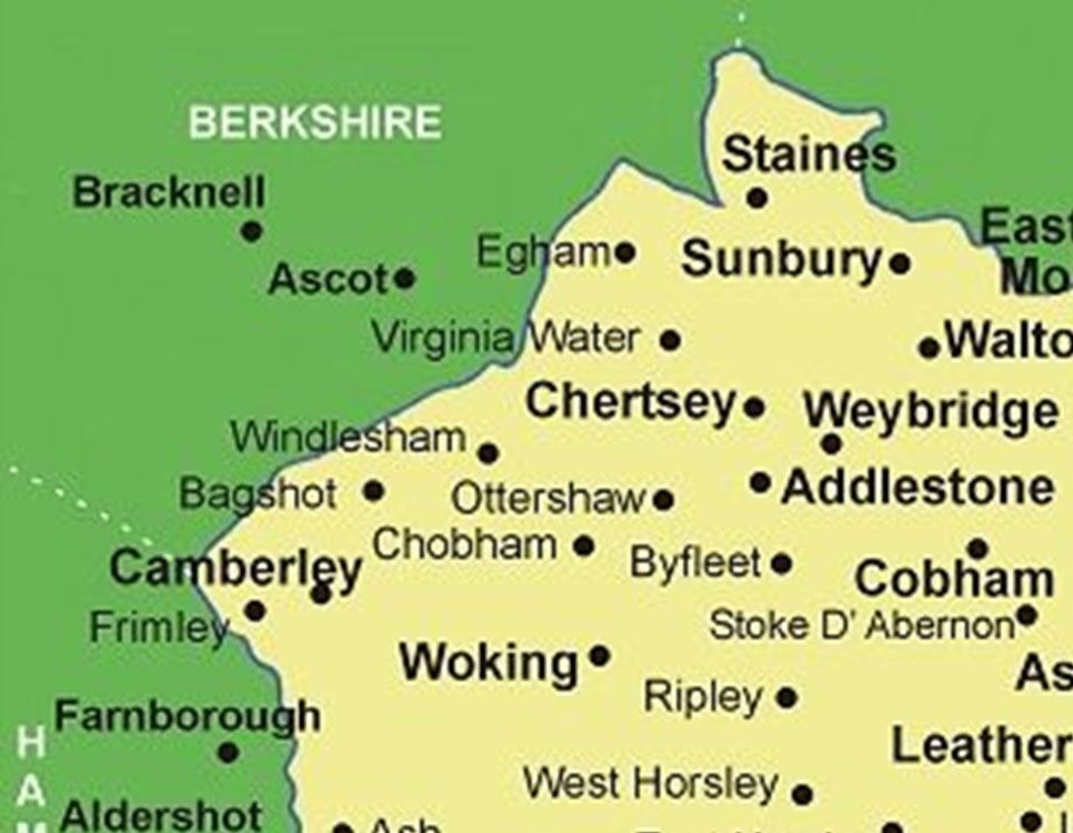 Balloons Virginia Water. Helium Balloons delivered Virginia Water