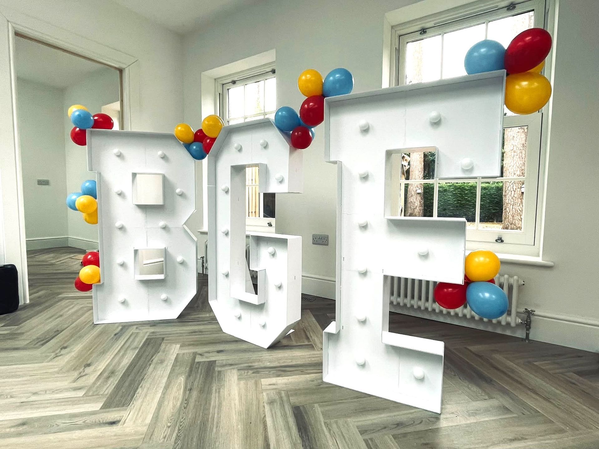 Big Impact Balloon Corporate Name Displays