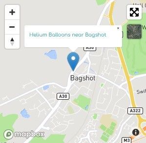 Helium Balloon Delivery Bagshot